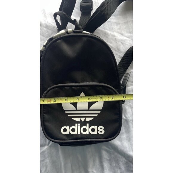 Adidas Originals Santiago Mini Backpack Original Black White Travel Sports Bag - Picture 6 of 11